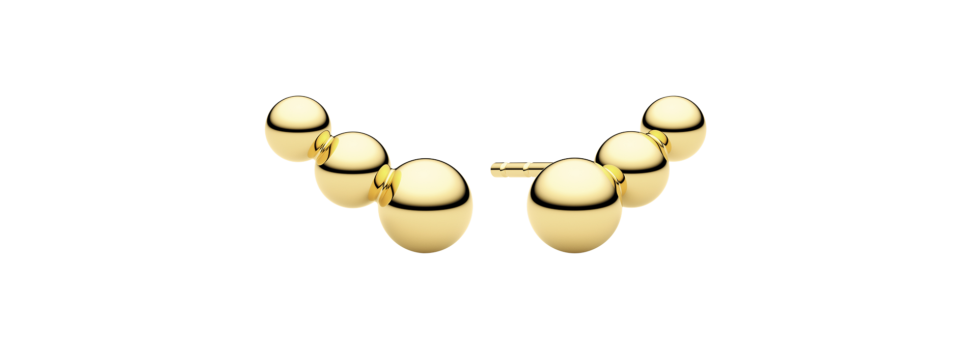 18 carat gold plated silver