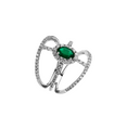 Brogle Classic emerald ring