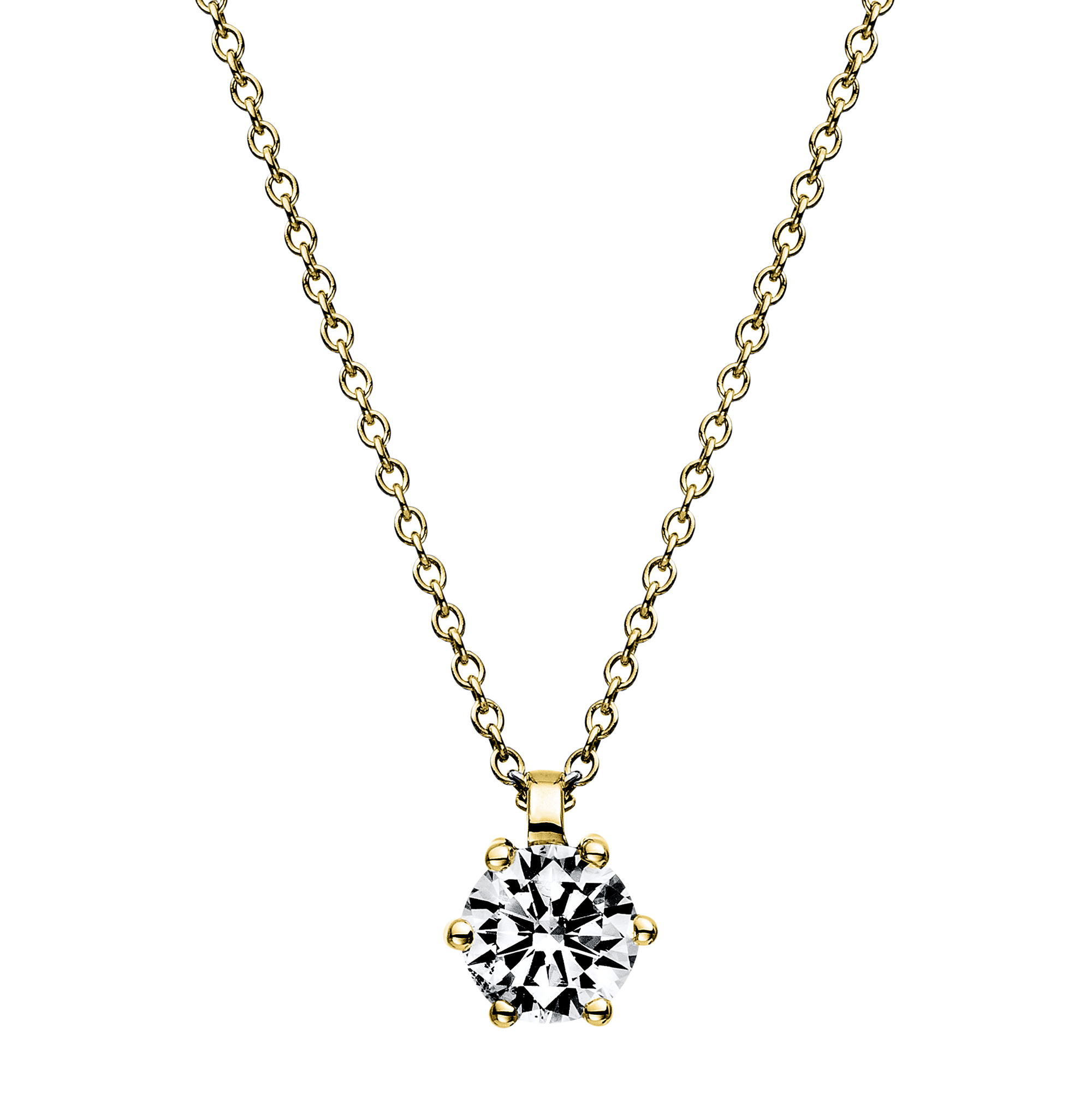 Brogle solitaire necklace Marie up to 0.5 carat Brogle solitaire necklace Marie up to 0.5 carat
