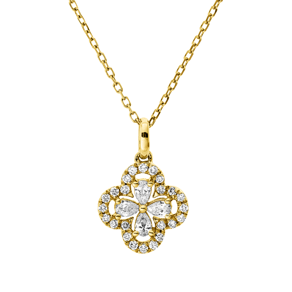 Brogle Classic necklace with diamond pendant Brogle Classic necklace with diamond pendant