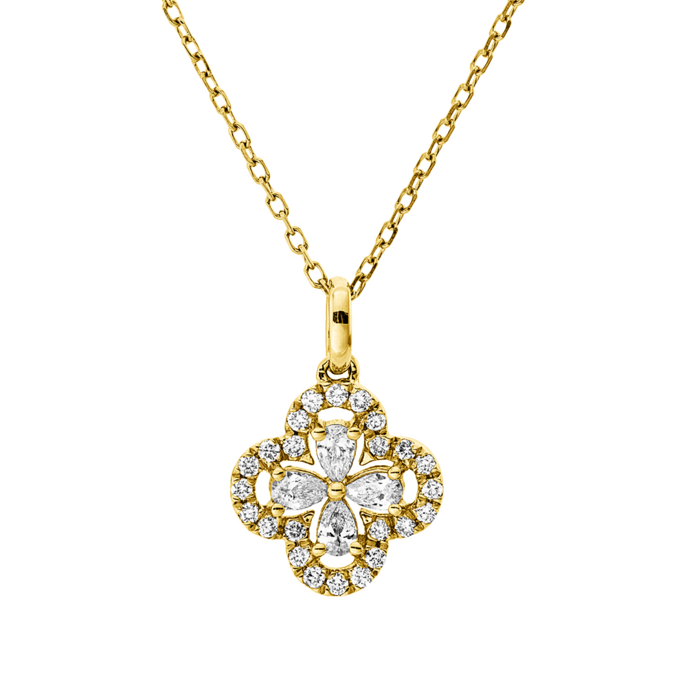 Brogle Classic necklace with diamond pendant Brogle Classic necklace with diamond pendant