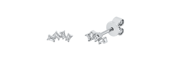 Brogle Classic diamond stud earrings