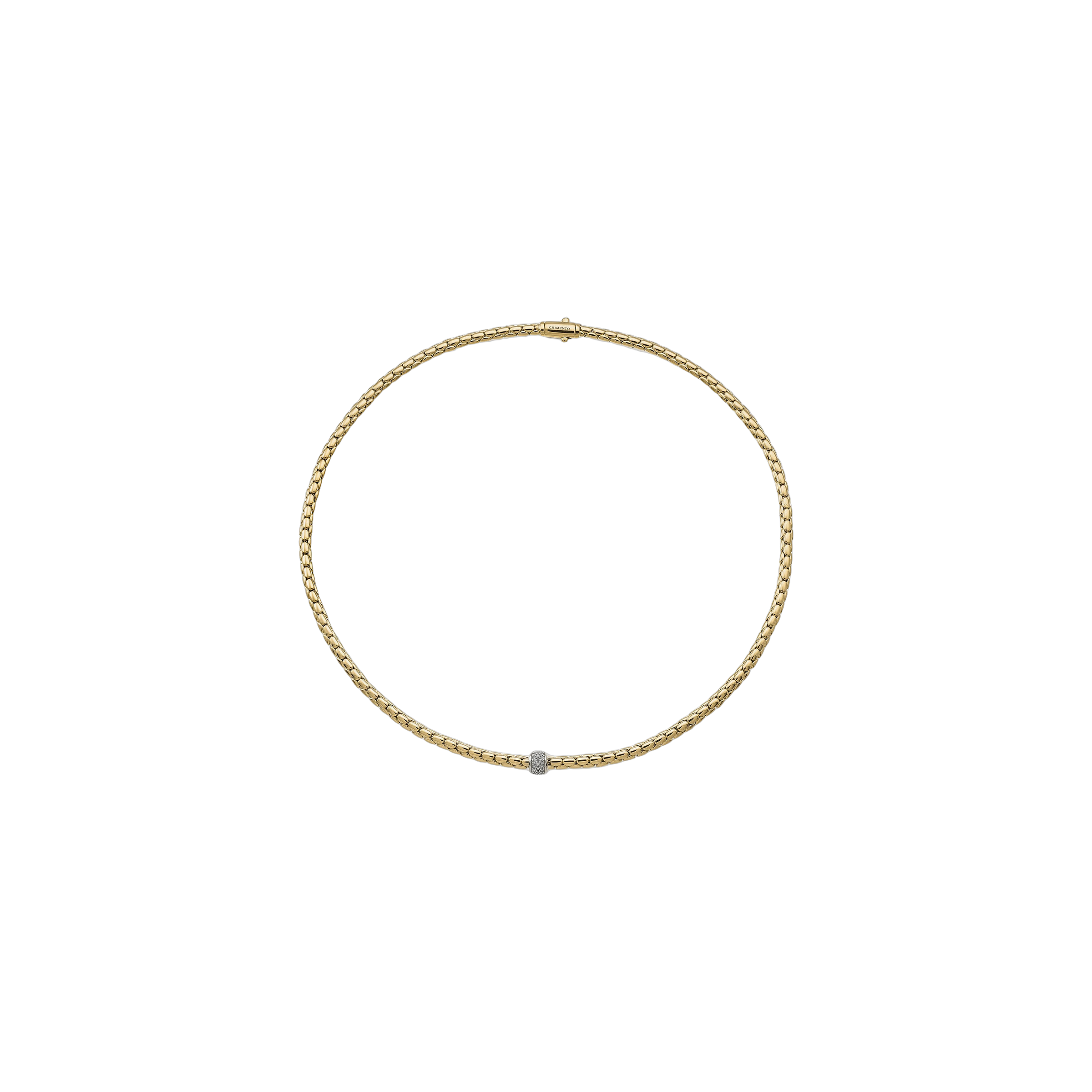 Chimento Stretch Spring Bicolour Flexible Necklace Chimento Stretch Spring Bicolour Flexible Necklace