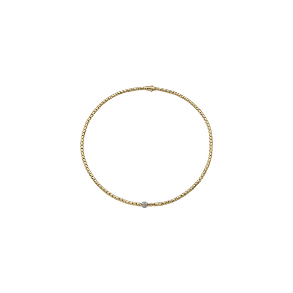 Chimento Stretch Spring Bicolour Flexible Necklace Chimento Stretch Spring Bicolour Flexible Necklace