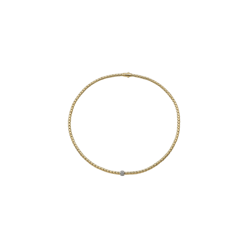 Chimento Stretch Spring Bicolour Flexible Necklace Chimento Stretch Spring Bicolour Flexible Necklace