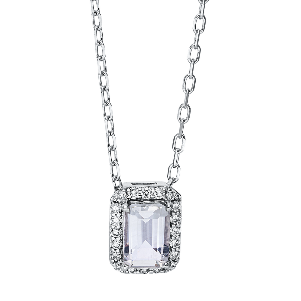 Brogle Classic gold chain with amethyst pendant