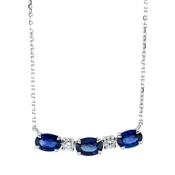 Brogle Classic Kette mit Saphiranhänger