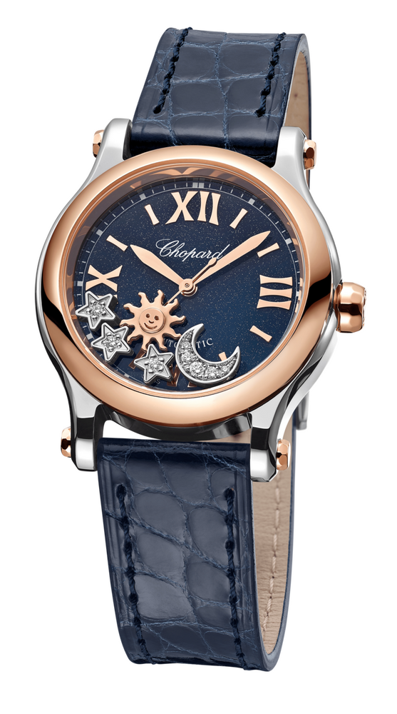 Chopard Happy Sport Sun, Moon and Stars 30mm