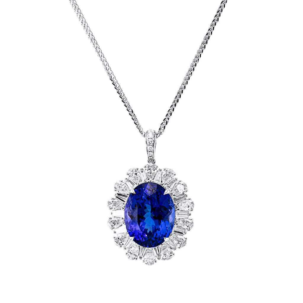 Brogle Selection Kette mit Tansanitanhänger