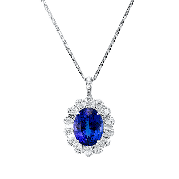 Brogle Selection Kette mit Tansanitanhänger