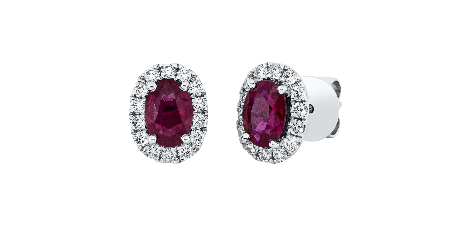 Brogle Selection ruby stud earrings