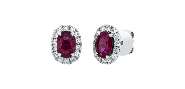 Brogle Selection ruby stud earrings