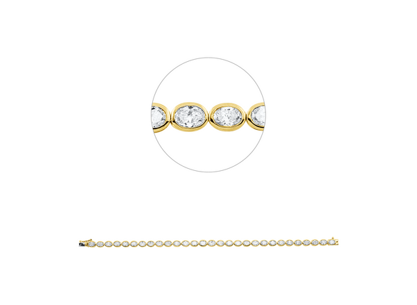 Brogle Selection bicolor diamond bracelet
