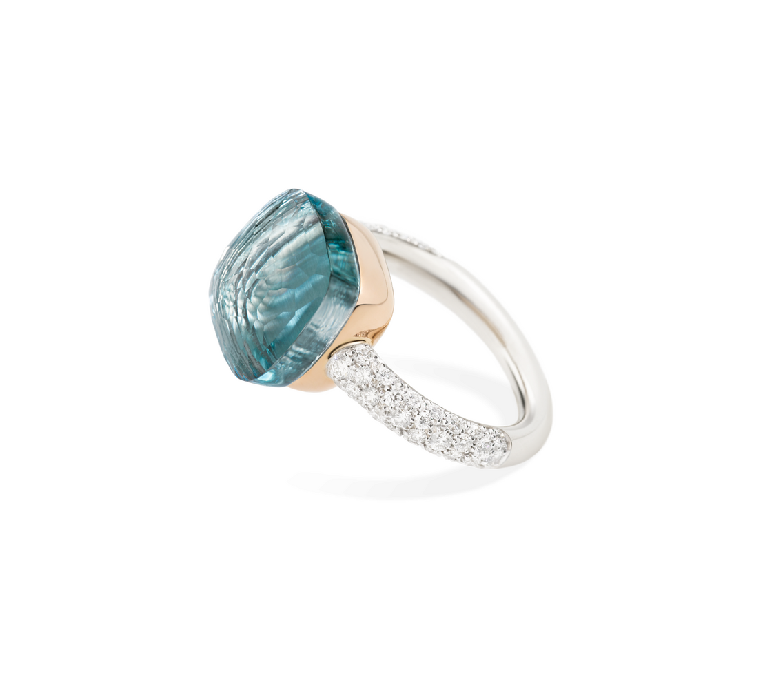 Pomellato Nudo Maxi Blue Topaz Ring
