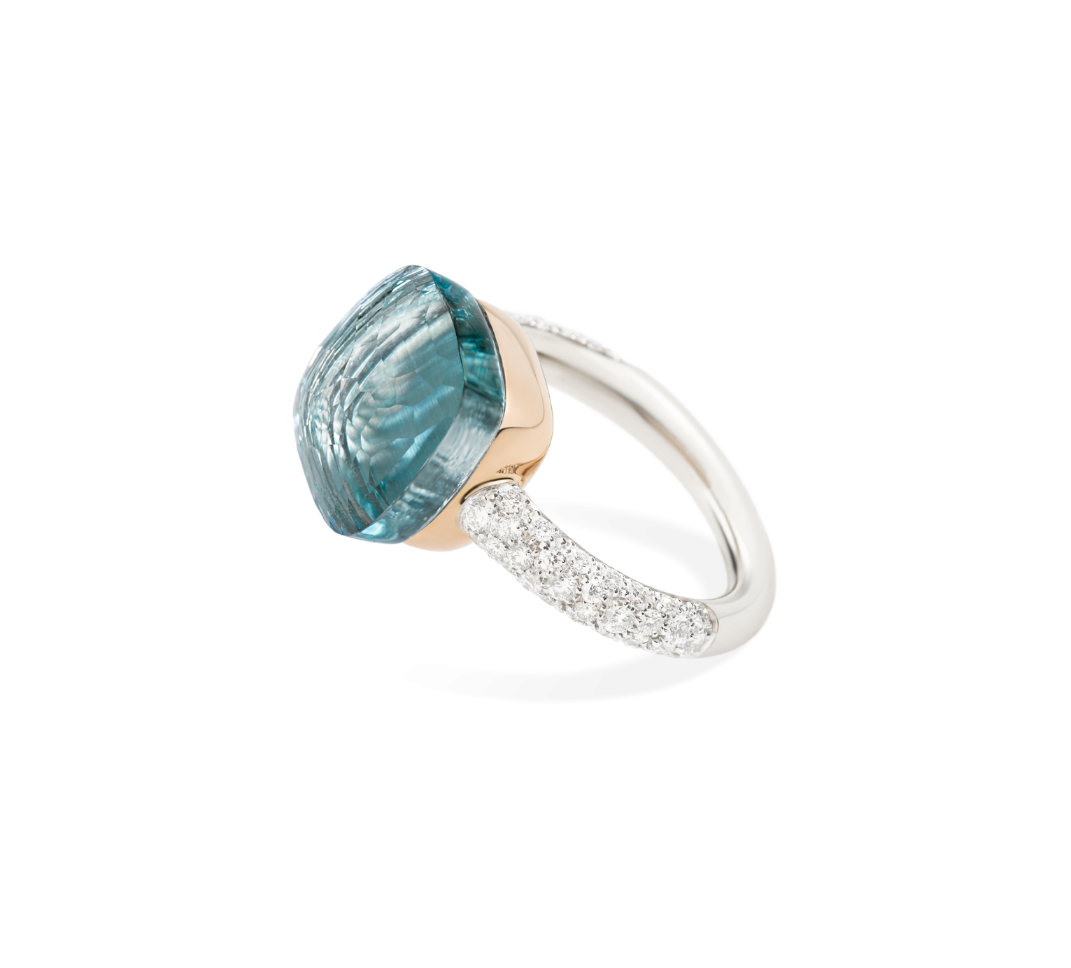 Pomellato Nudo Maxi Blue Topaz Ring Pomellato Nudo Maxi Blue Topaz Ring