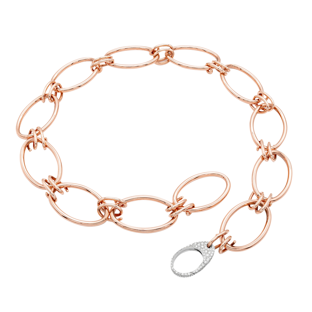 Rose, white gold