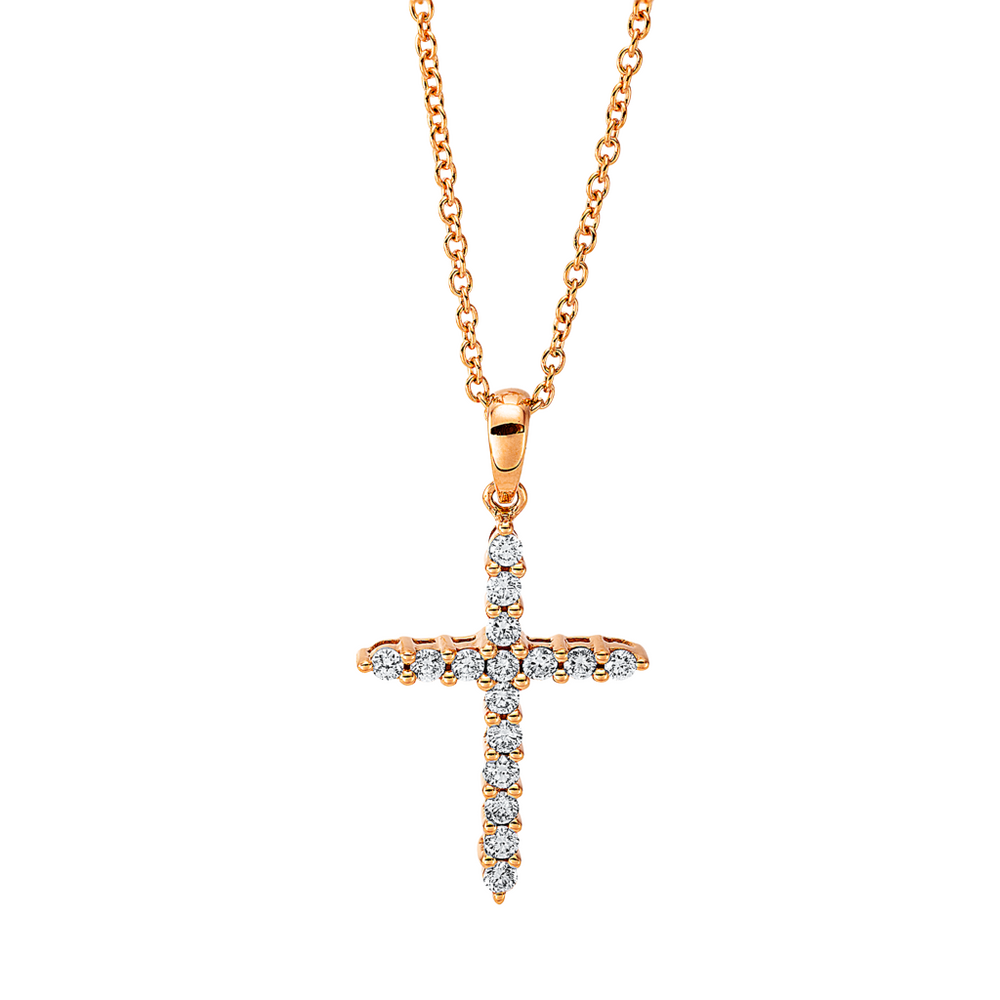 Brogle Selection Spirit cross necklace with pendant Brogle Selection Spirit cross necklace with pendant