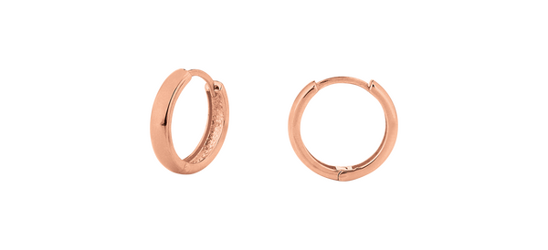 Brogle Classic gold hoop earrings Brogle Classic gold hoop earrings