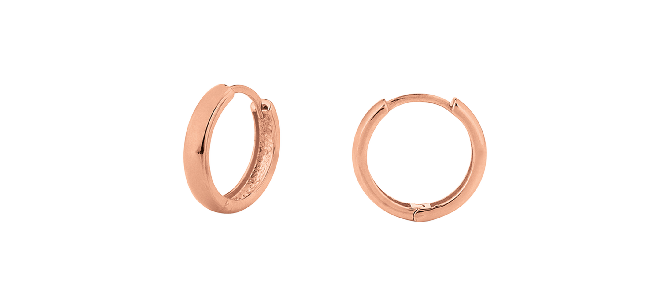 Brogle Classic gold hoop earrings Brogle Classic gold hoop earrings