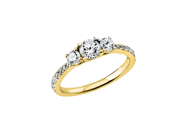 Brogle Solitaire Ring Trio Brogle Solitaire Ring Trio