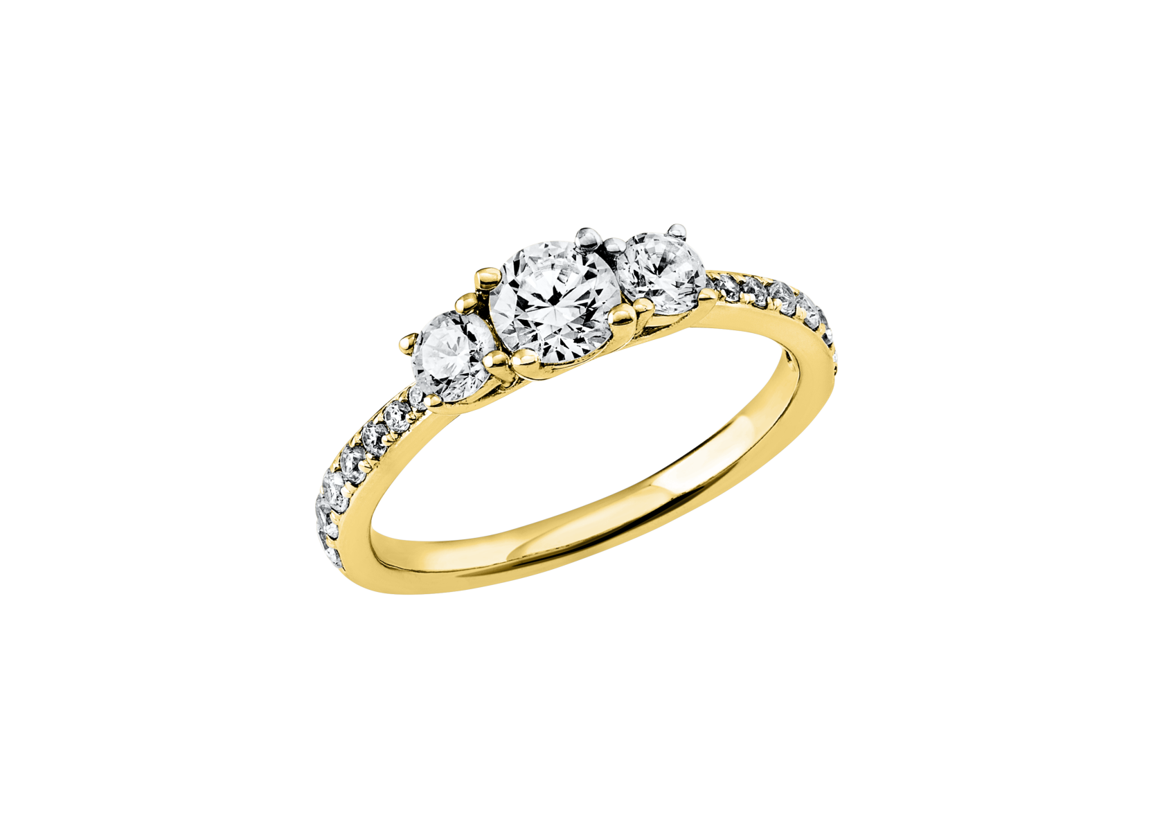 Brogle Solitaire Ring Trio Brogle Solitaire Ring Trio