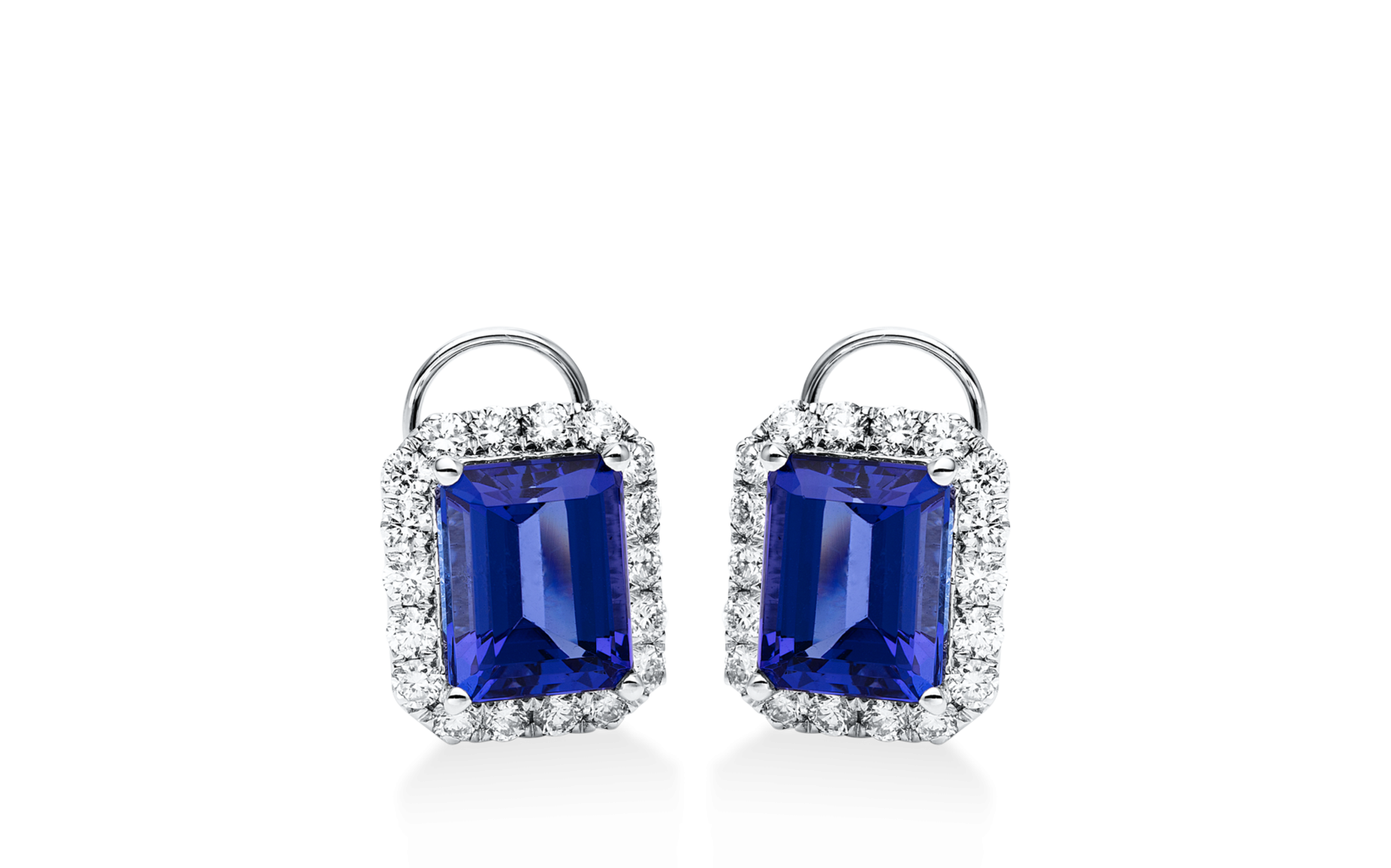 Brogle Selection tanzanite ear studs Brogle Selection tanzanite ear studs