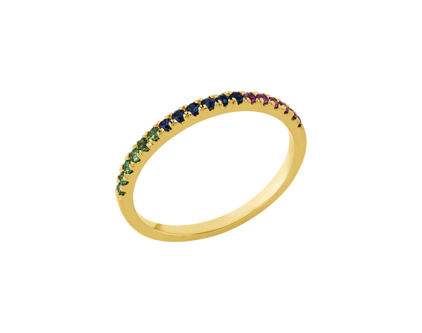Brogle Classic Farbsteinring Rainbow Brogle Classic Farbsteinring Rainbow