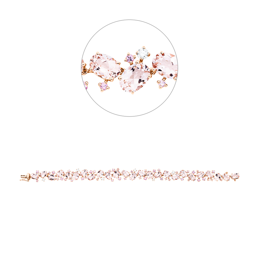 Brogle Selection colored stone bracelet