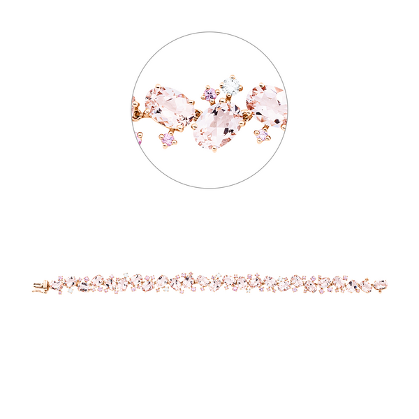 Brogle Selection colored stone bracelet
