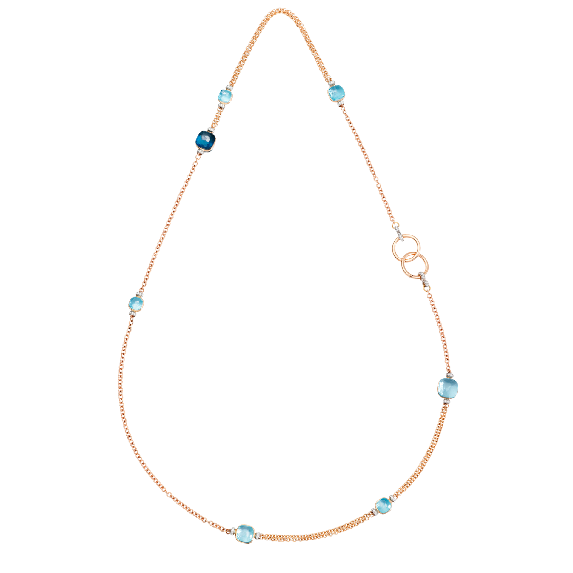 Pomellato Nudo Sky-Topaz Necklace Pomellato Nudo Sky-Topaz Necklace