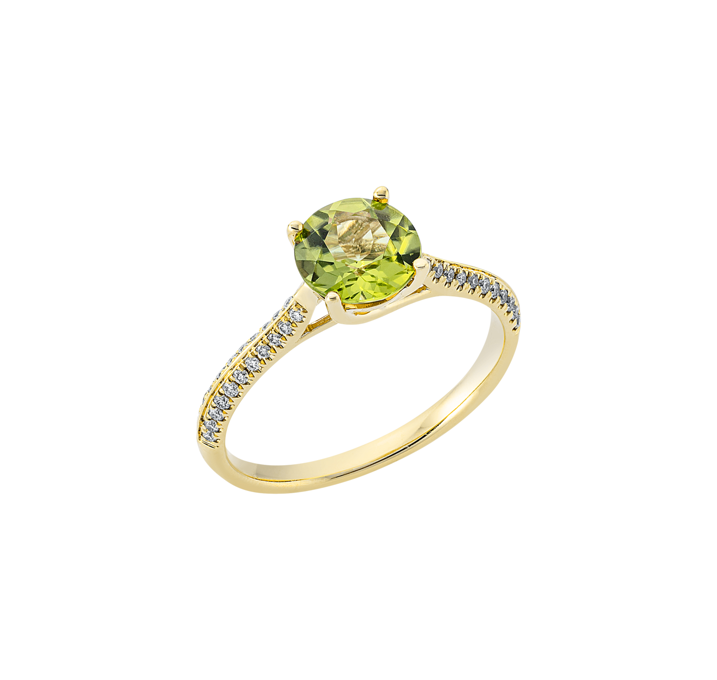 Brogle Classic peridot ring