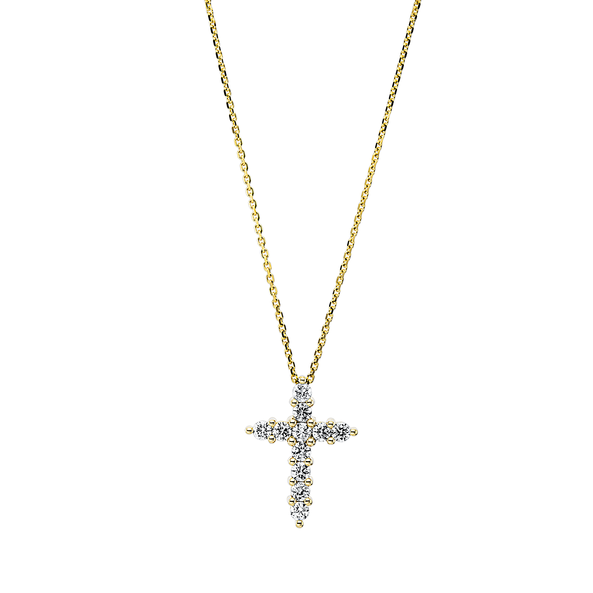 Brogle Classic necklace with diamond cross Brogle Classic necklace with diamond cross