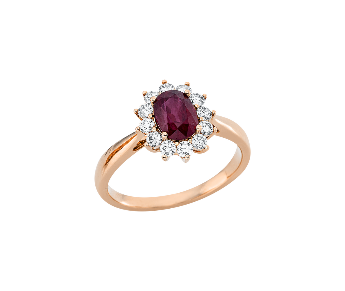 Brogle Classic ruby ring