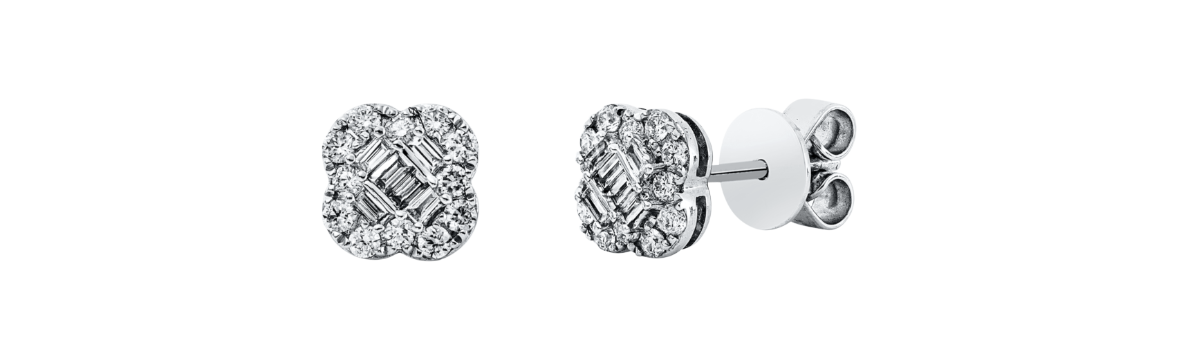 Brogle Classic diamond stud earrings