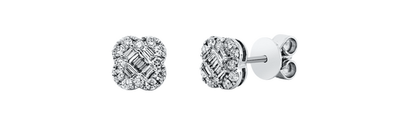 Brogle Classic diamond stud earrings