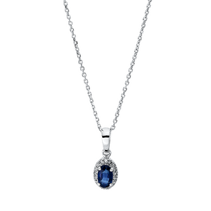 Brogle Selection Royal necklace with sapphire pendant