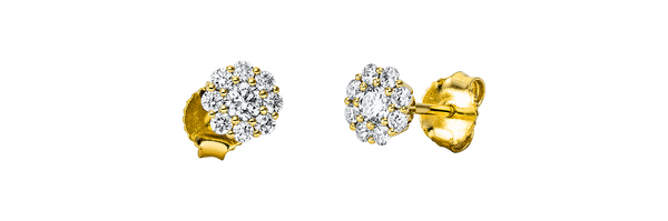Brogle Classic diamond stud earrings