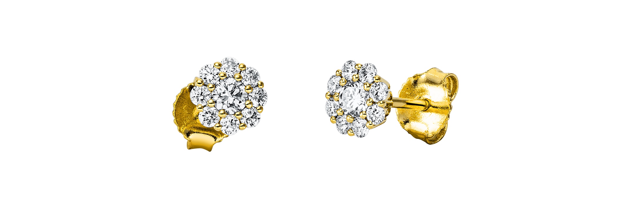 Brogle Classic diamond stud earrings Brogle Classic diamond stud earrings