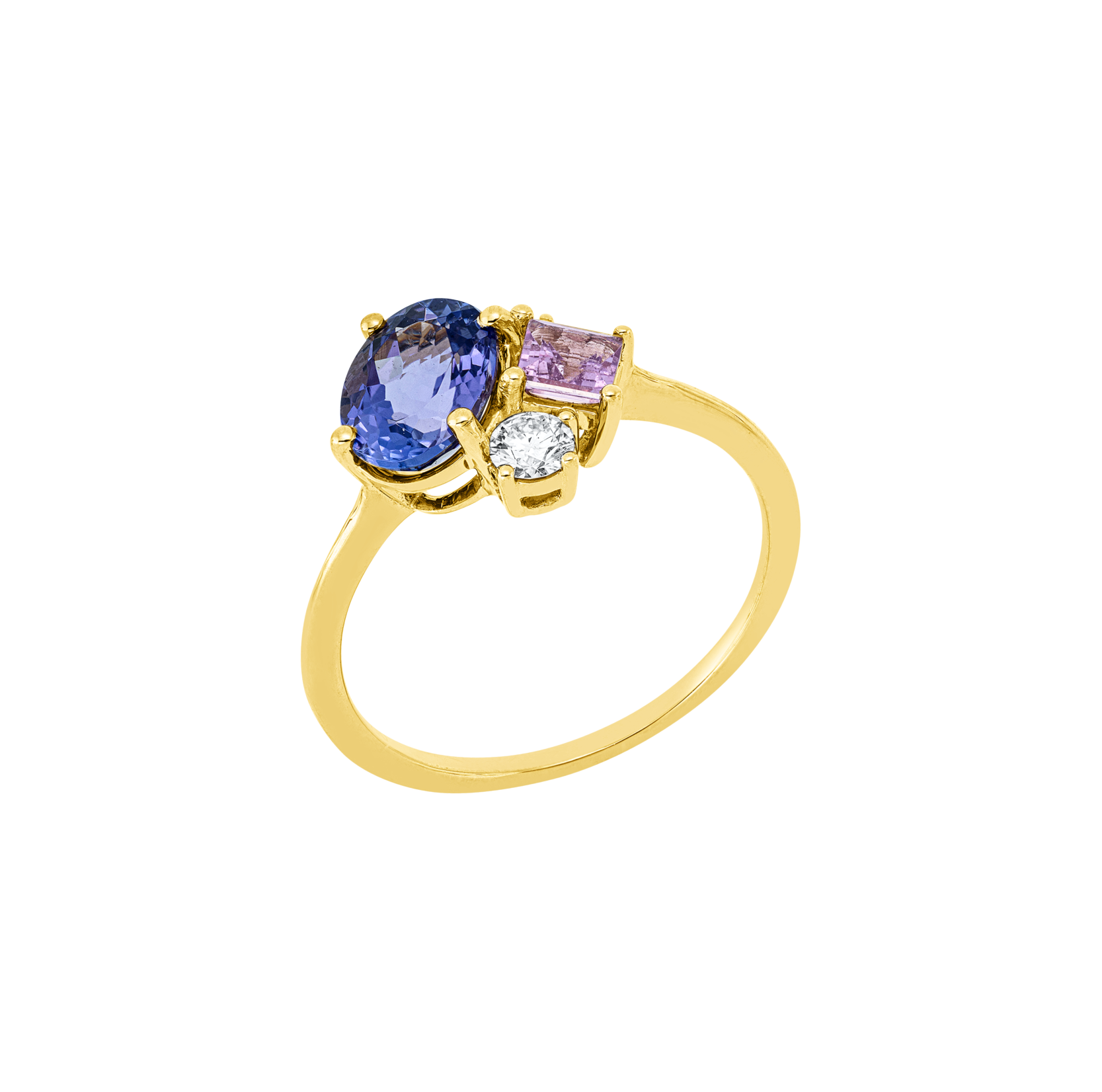 Brogle Classic colored stone ring