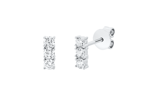 Brogle Classic diamond stud earrings Brogle Classic diamond stud earrings