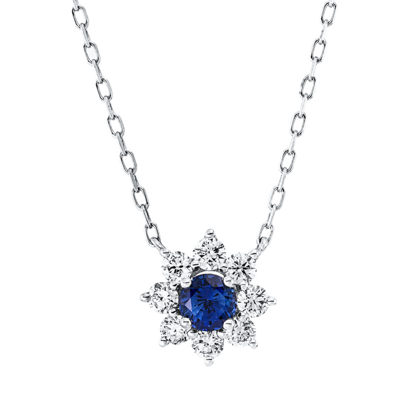 Brogle Classic necklace with sapphire pendant