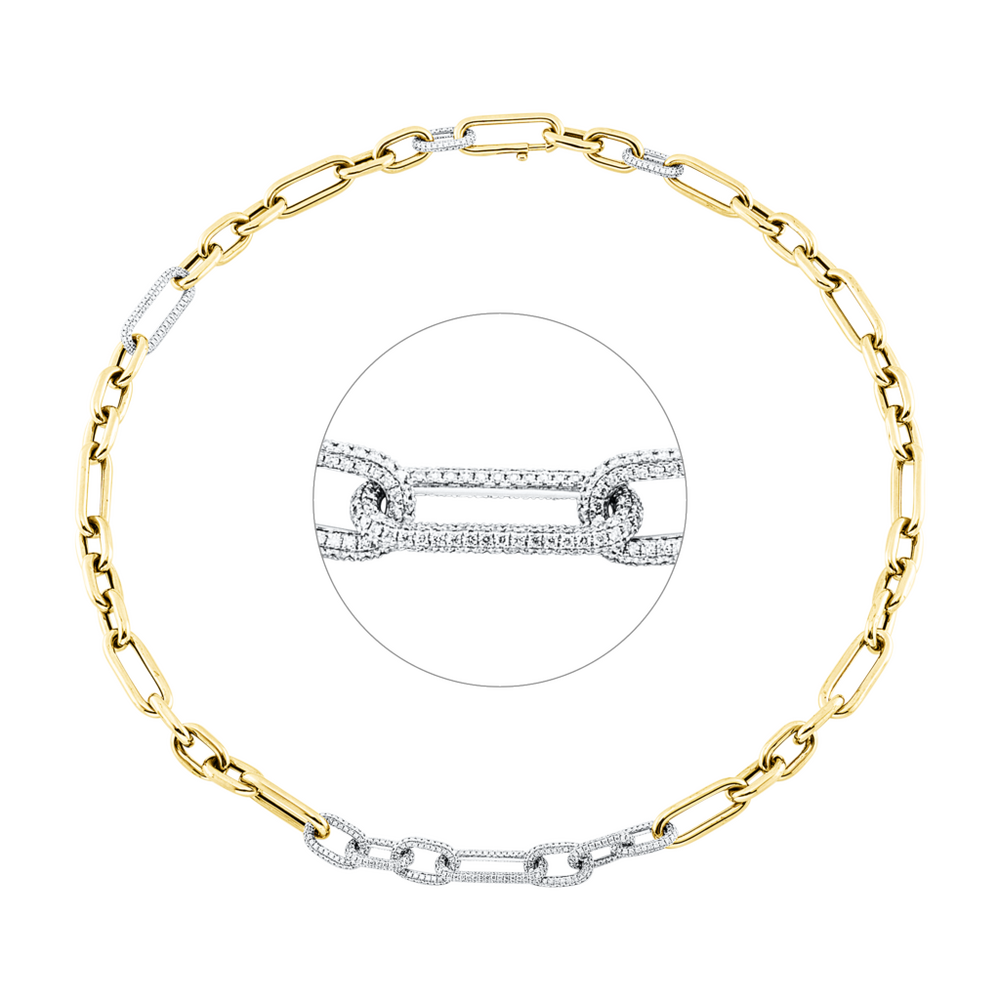 Brogle Selection Bicolor Diamantkette