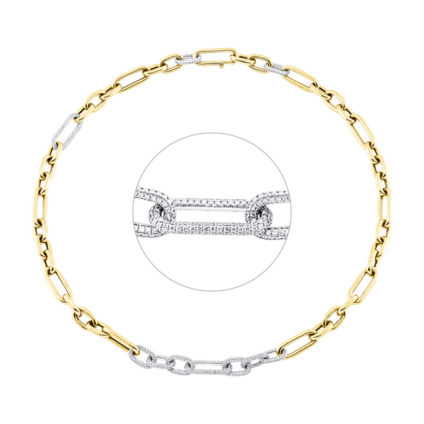 Brogle Selection Bicolor Diamantkette