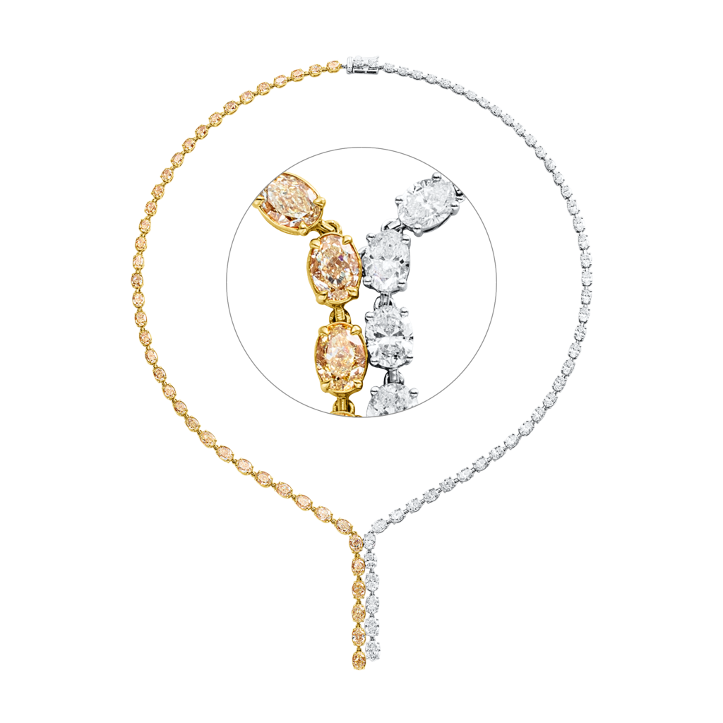 Brogle Selection Bicolor Diamantcollier