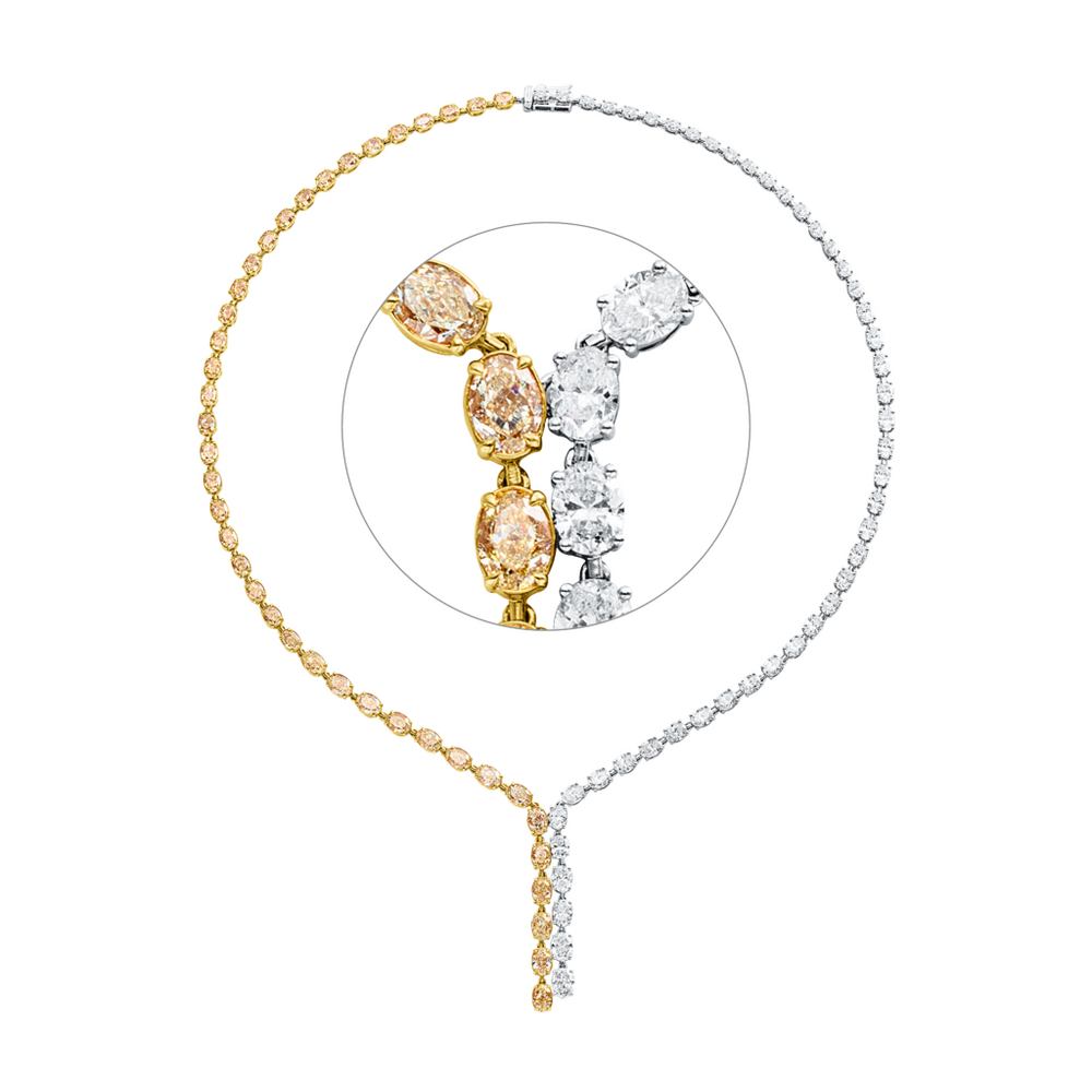 Brogle Selection Bicolor Diamantcollier