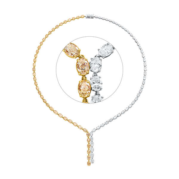 Brogle Selection Bicolor Diamantcollier