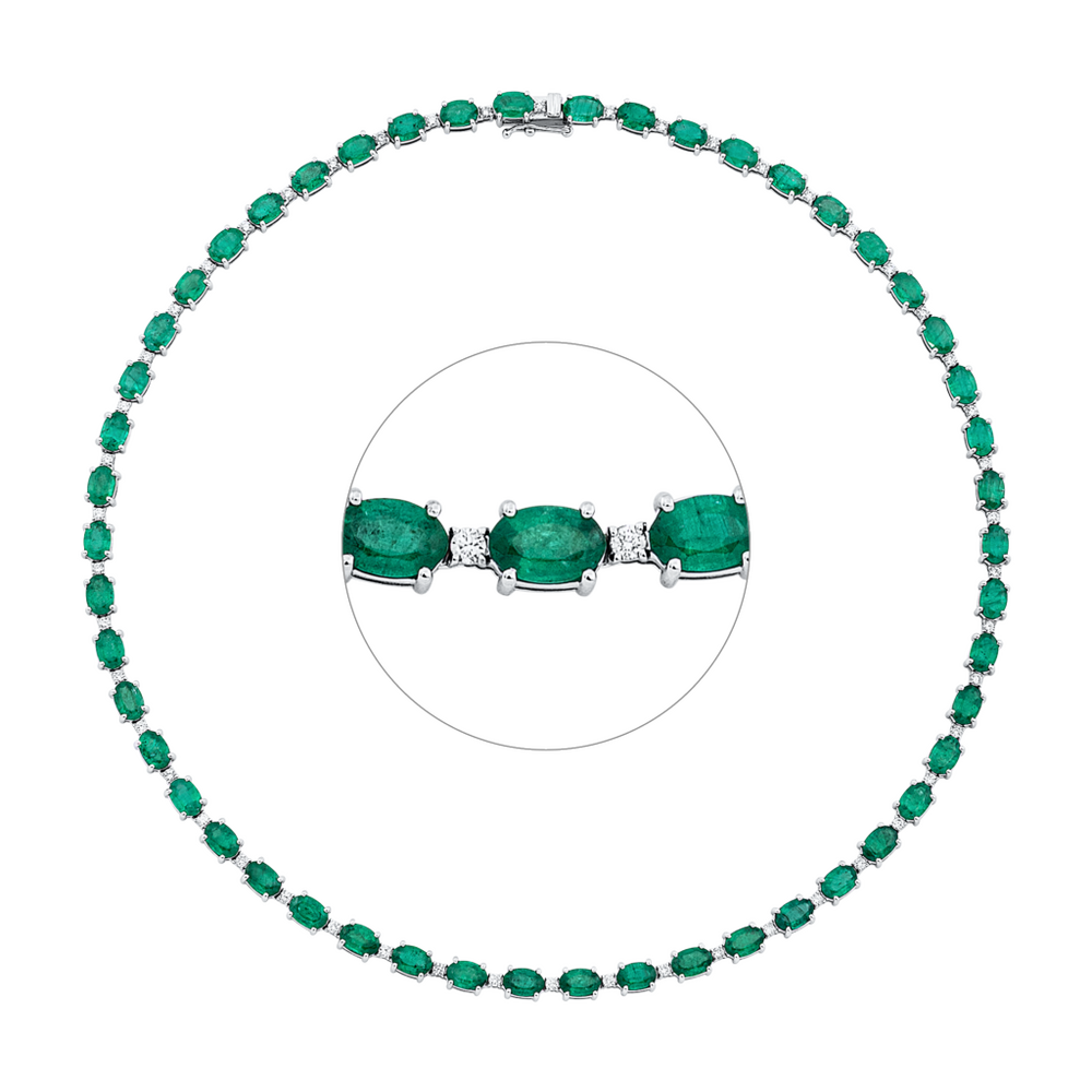 Brogle Selection emerald necklace