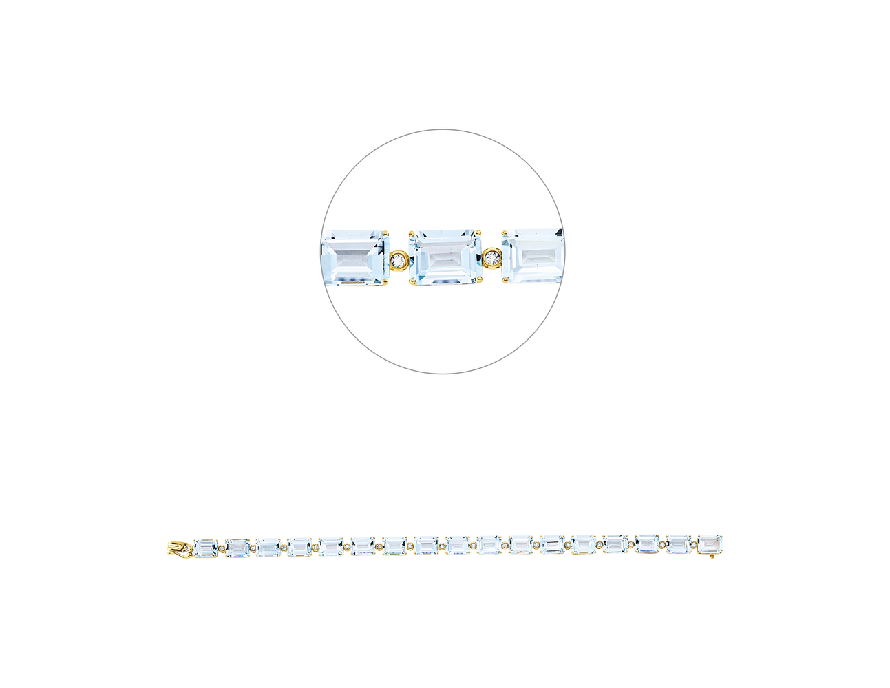 Brogle Classic Sky topaz bracelet