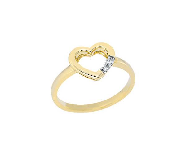 Brogle Classic Ring mit Diamantherz Brogle Classic Ring mit Diamantherz