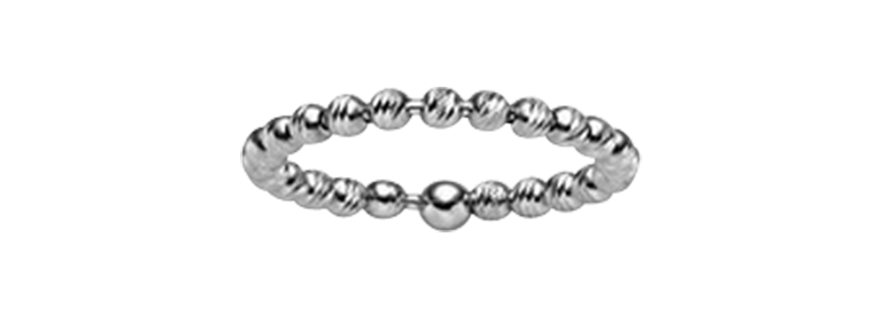 Brogle Classic Goldring Kügelchen diamantiert 2,2mm Brogle Classic Goldring Kügelchen diamantiert 2,2mm